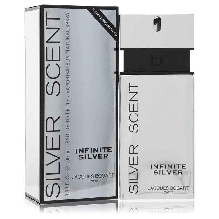 Silver Scent Infinite Silver by Jacques Bogart Eau De Toilette Spray 3.3 oz (Men)
