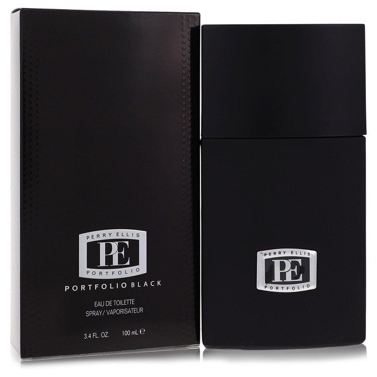 Portfolio Black by Perry Ellis Eau De Toilette Spray 3.4 oz (Men)