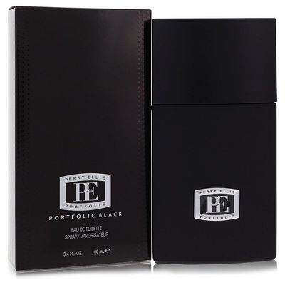 Portfolio Black by Perry Ellis Eau De Toilette Spray 3.4 oz (Men)