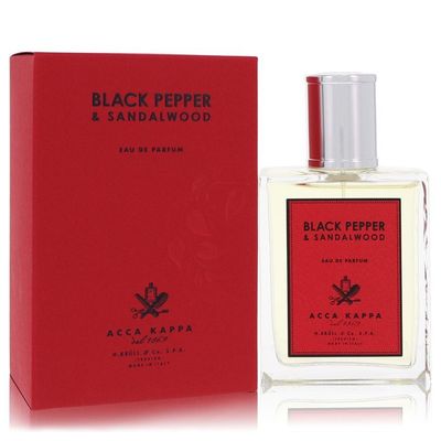 Black Pepper &amp; Sandalwood by Acca Kappa Eau De Parfum Spray 3.3 oz (Men)