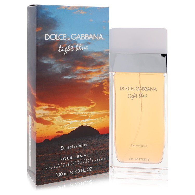Light Blue Sunset in Salina by Dolce &amp; Gabbana Eau De Toilette Spray 3.4 oz (Women)