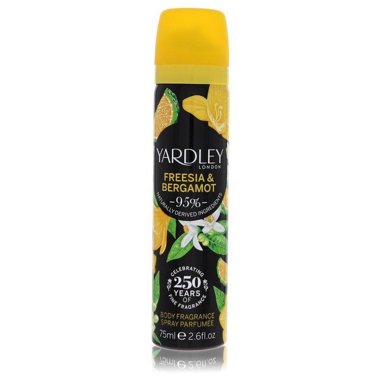 Yardley Freesia &amp; Bergamot by Yardley London Body Fragrance Spray 2.6 oz (Women)