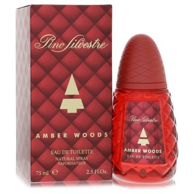 Pino Silvestre Amber Woods by Pino Silvestre Eau De Toilette Spray 2.5 oz (Men)