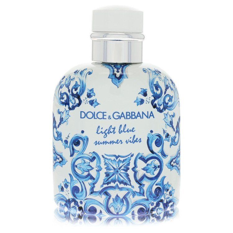 Light Blue Summer Vibes by Dolce &amp; Gabbana Eau De Toilette Spray (Tester) 4.2 oz (Men)