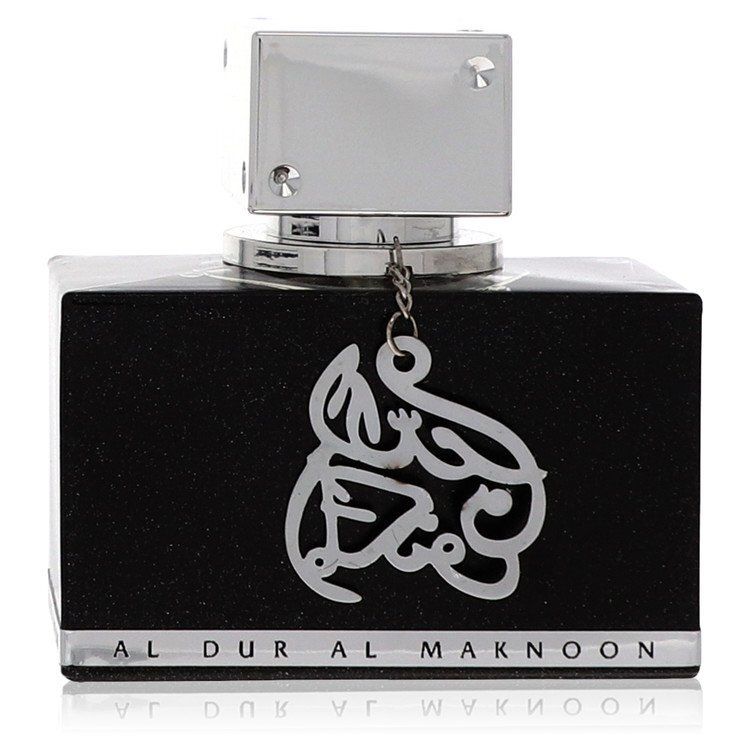 Lattafa Al Dur Al Maknoon Silver by Lattafa Eau De Parfum Spray (Unisex Unboxed) 3.4 oz (Men)