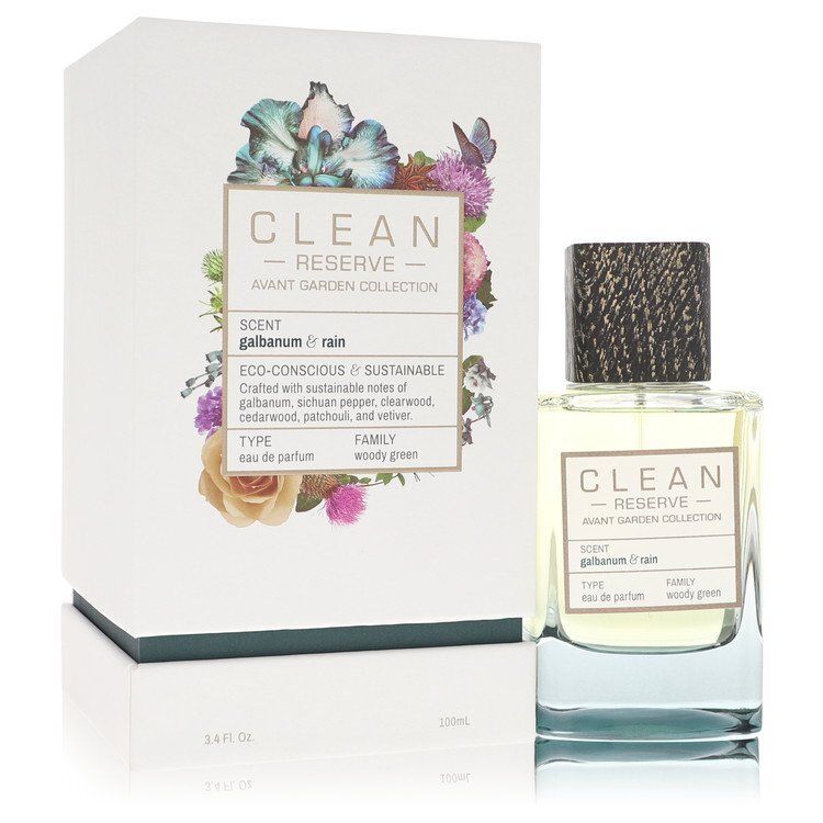 Clean Reserve Galbanum &amp; Rain by Clean Eau De Parfum Spray (Unisex) 3.4 oz (Women)