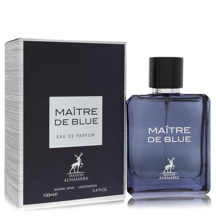 Maison Alhambra Maitre De Blue by Maison Alhambra Eau De Parfum Spray 3.4 oz (Men)