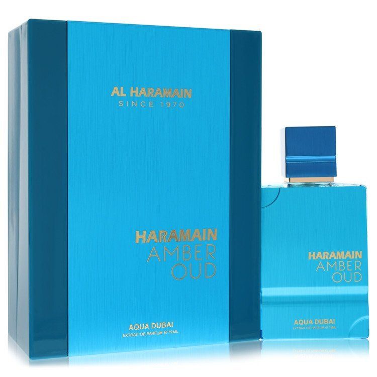 Al Haramain Amber Oud Aqua Dubai by Al Haramain Extrait De Parfum Spray 2.53 oz (Men)