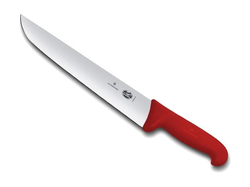 Couteau Boucher 28cm Rouge
