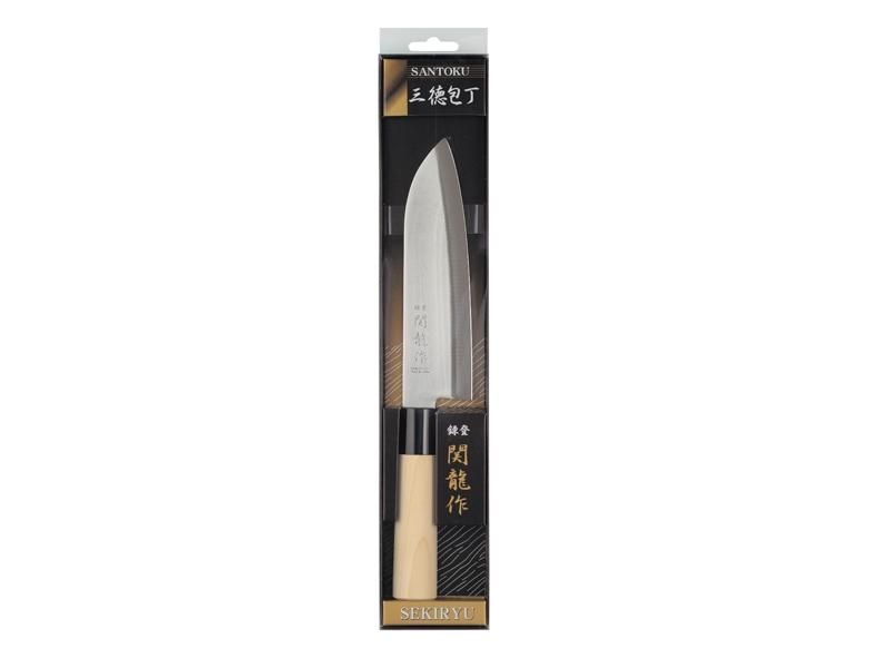 Couteau Sekiryu Santoku 16,5cm Bois
