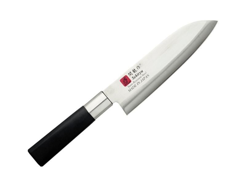 Couteau Sekiryu Santoku 16,5cm ABS Noir