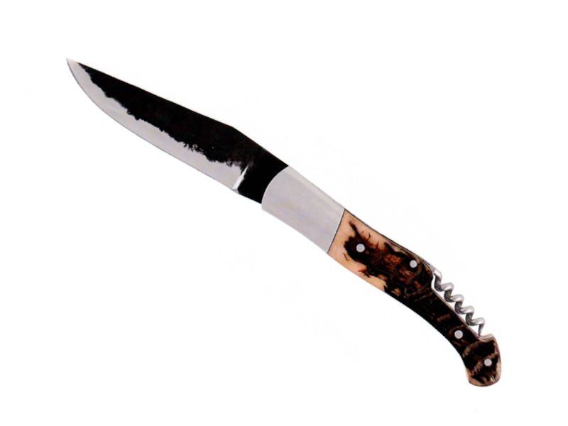Couteau de poche Chasse Corne tire-bouchon
