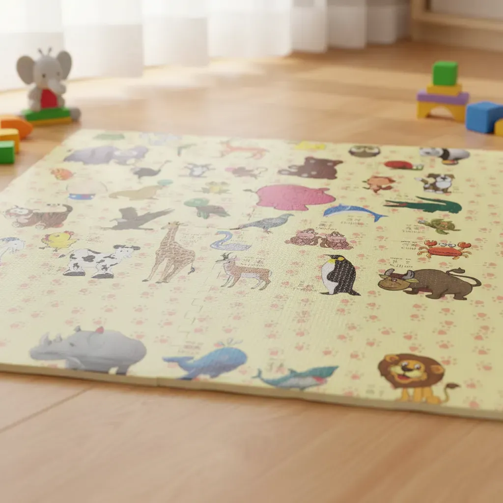 Alfombra Tateti De Juego Didáctica X4 Pcs