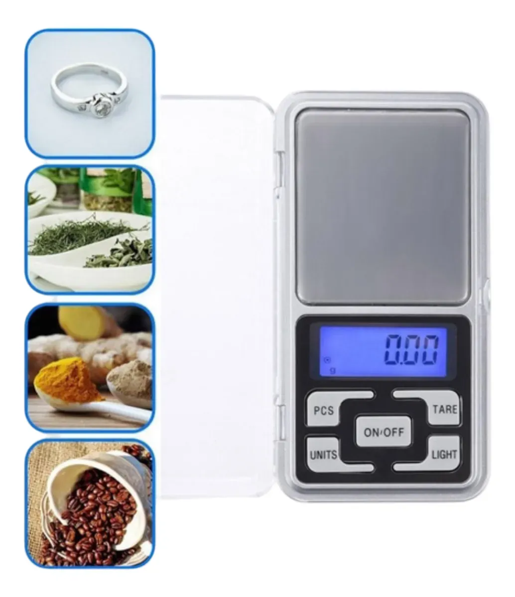 Gramera Balanza Báscula Para Joyería De Bolsillo 0.1g- 200gr