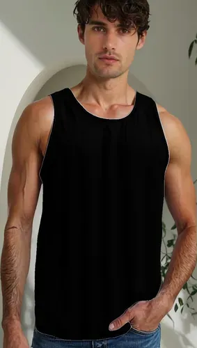 Musculosa Sudadera Camiseta Hombre De Algodón Transpirable