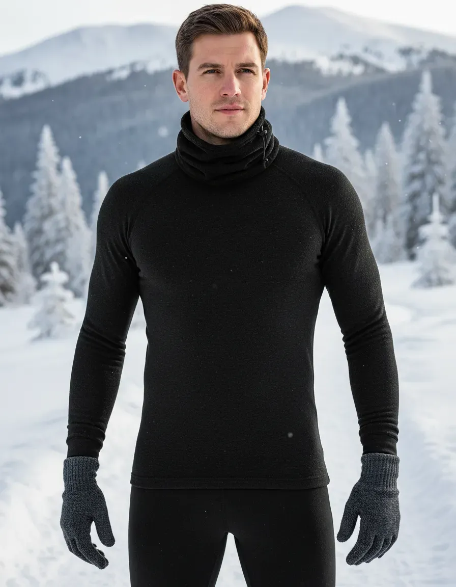 Kit Térmico Hombre (Remera, Calza, Cuello, Guante, Medias)