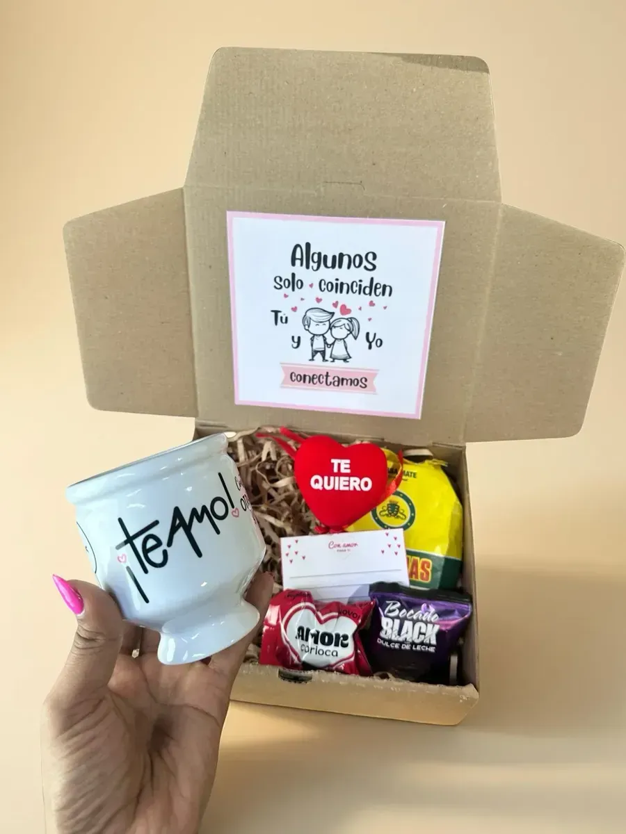 Mate de Ceramica Personalizado Box Regalo