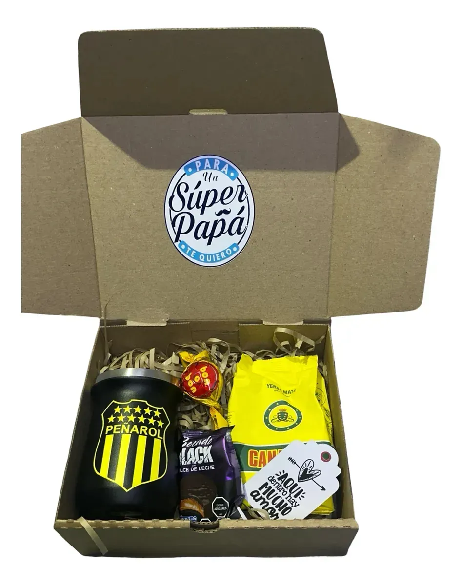 Caja Box Regalo Mate  Equipo Favorito Fútbol