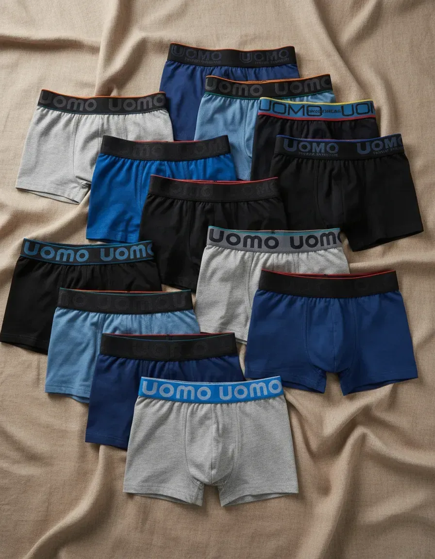 Bóxer Uomo Algodón X6