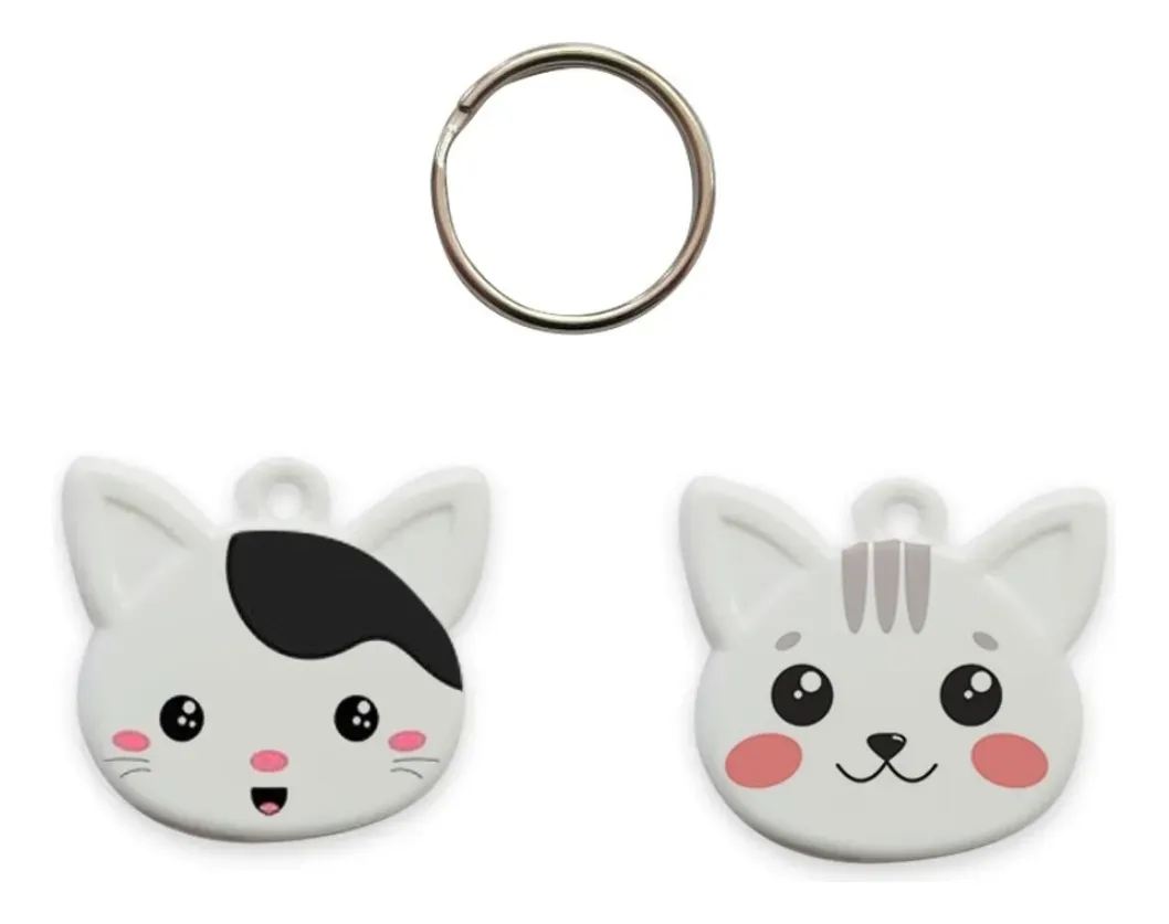 Chapita Identificadora Para Mascota Personalizada Gato Perro