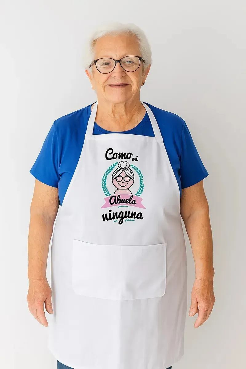 Delantal Personalizado Para Abuelas