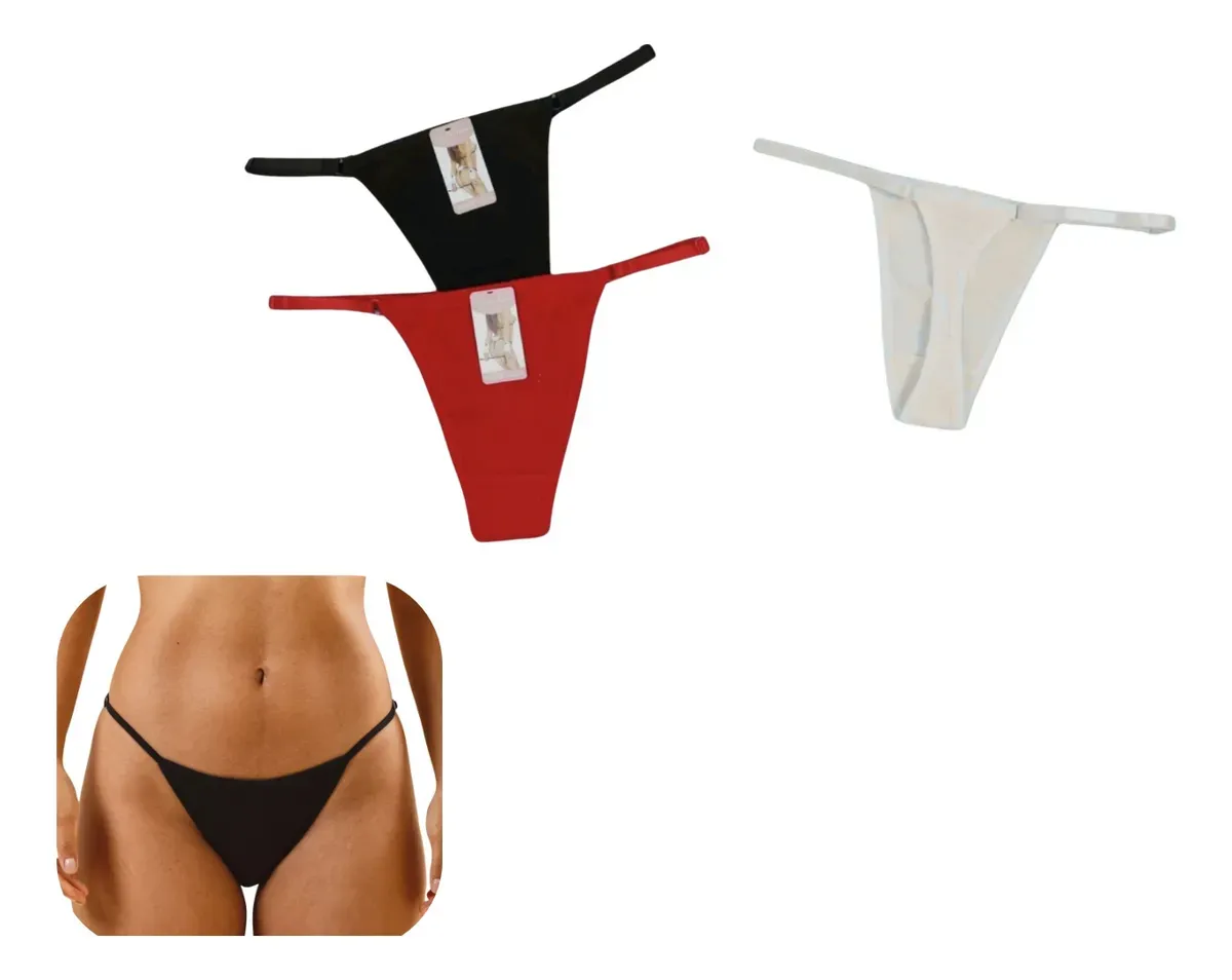 Pack X3 Tanga Colalees Ajustable Cómoda