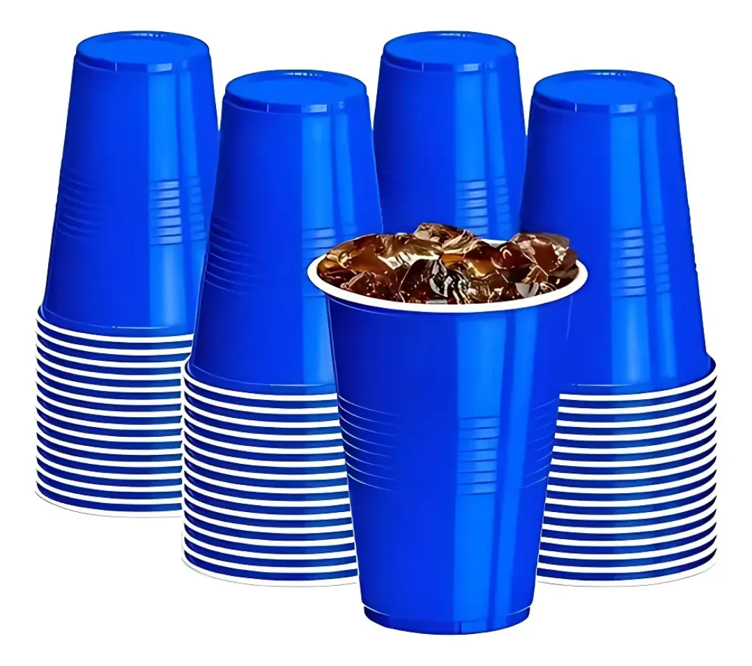 Vasos Americanos X50 Descartables Fiesta Cumpleaños 470 ML