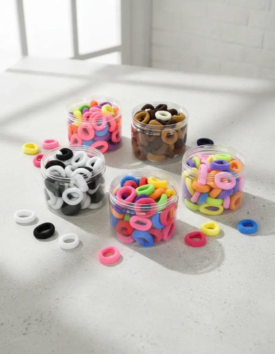 Colitas Elásticas Para Pelo Niñas 40 Unidades Variadas