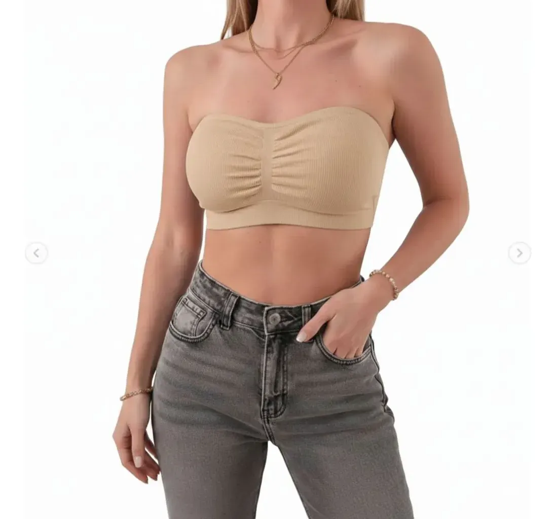 Pack X3 Soutien Strapless C/Relleno Extraíble