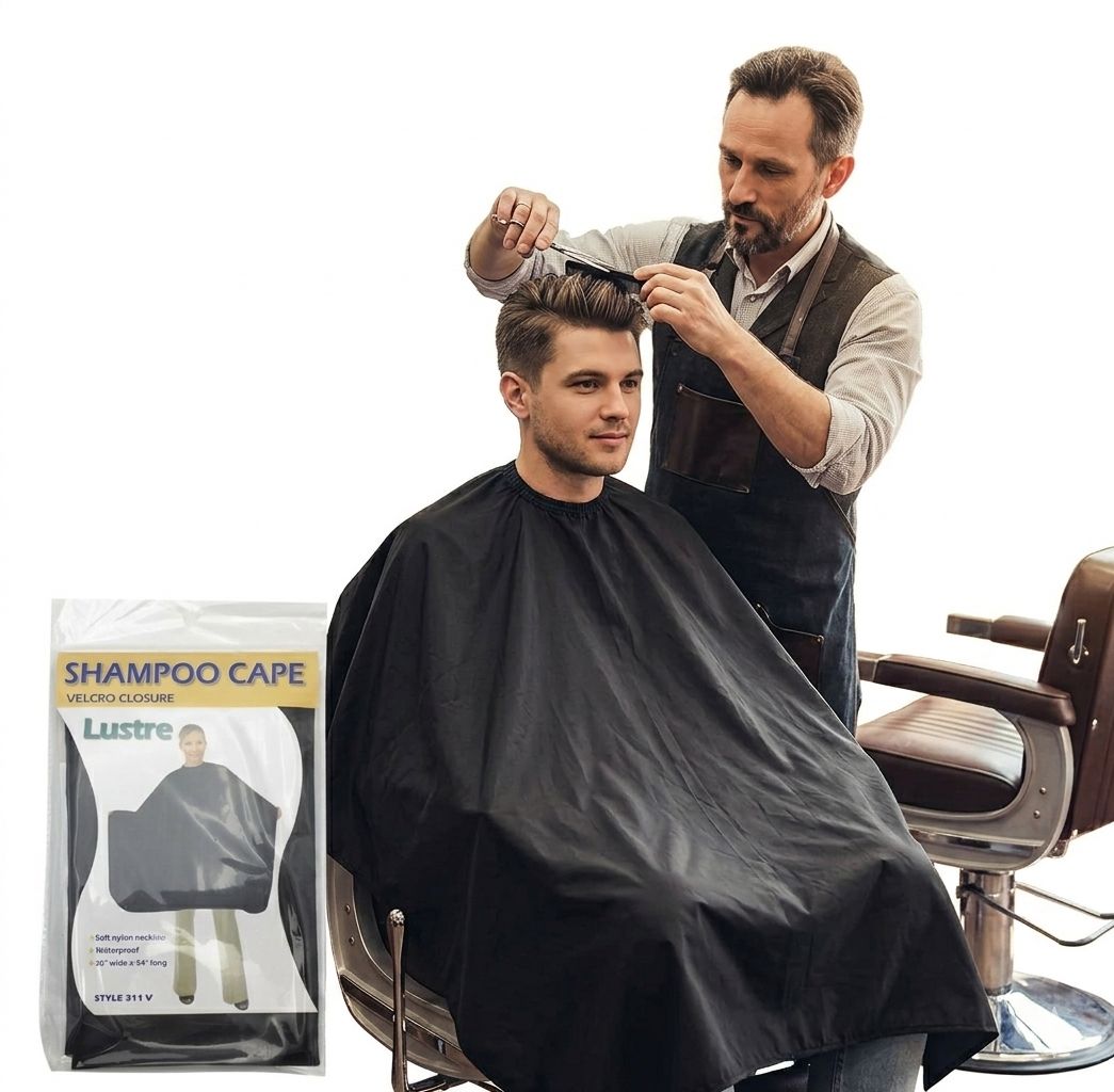 Capa De Peluquería Para Cortar Cabello Tinta Brushing