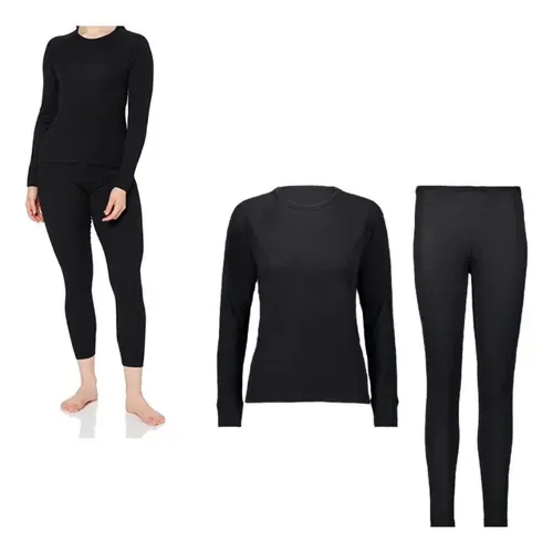 Kit Conjunto Primera Piel Calza + Remera Térmica De Dama