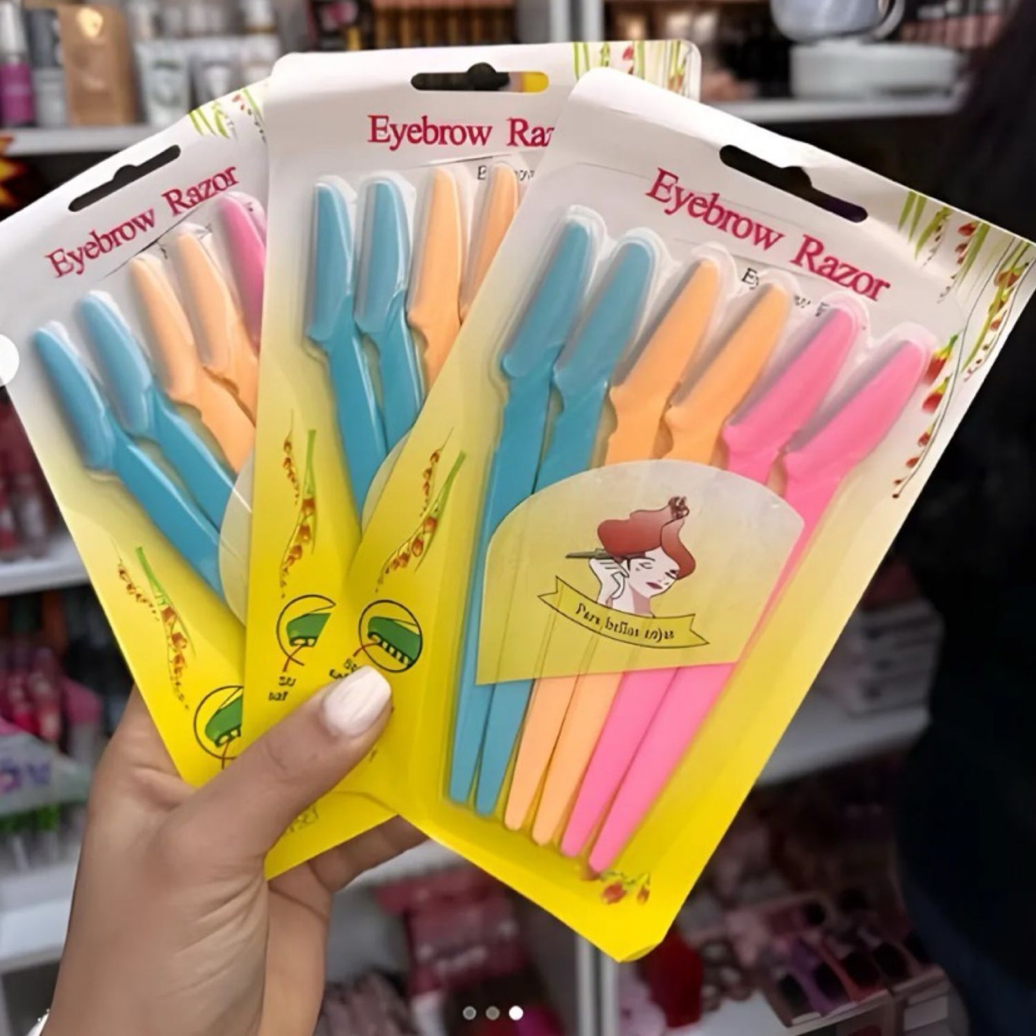 Perfilador de Ceja X6 unidades Navajas Faciales