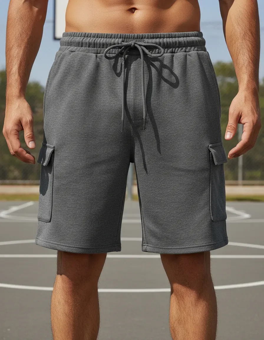 Short Bermuda Deportiva Tipo Cargo De Hombre