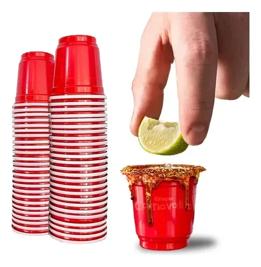 Vasos Shop Para Cumpleaños Y Fiesta Tendenciax50 Unidades