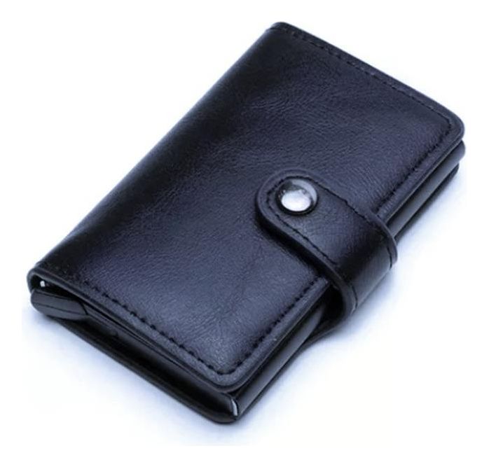 Billetera Con Tarjetero Automatico Ejecutiva Antirobo