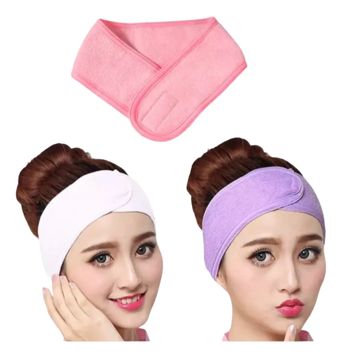 Vincha Banda Facial Maquillaje Spa Cosmetología