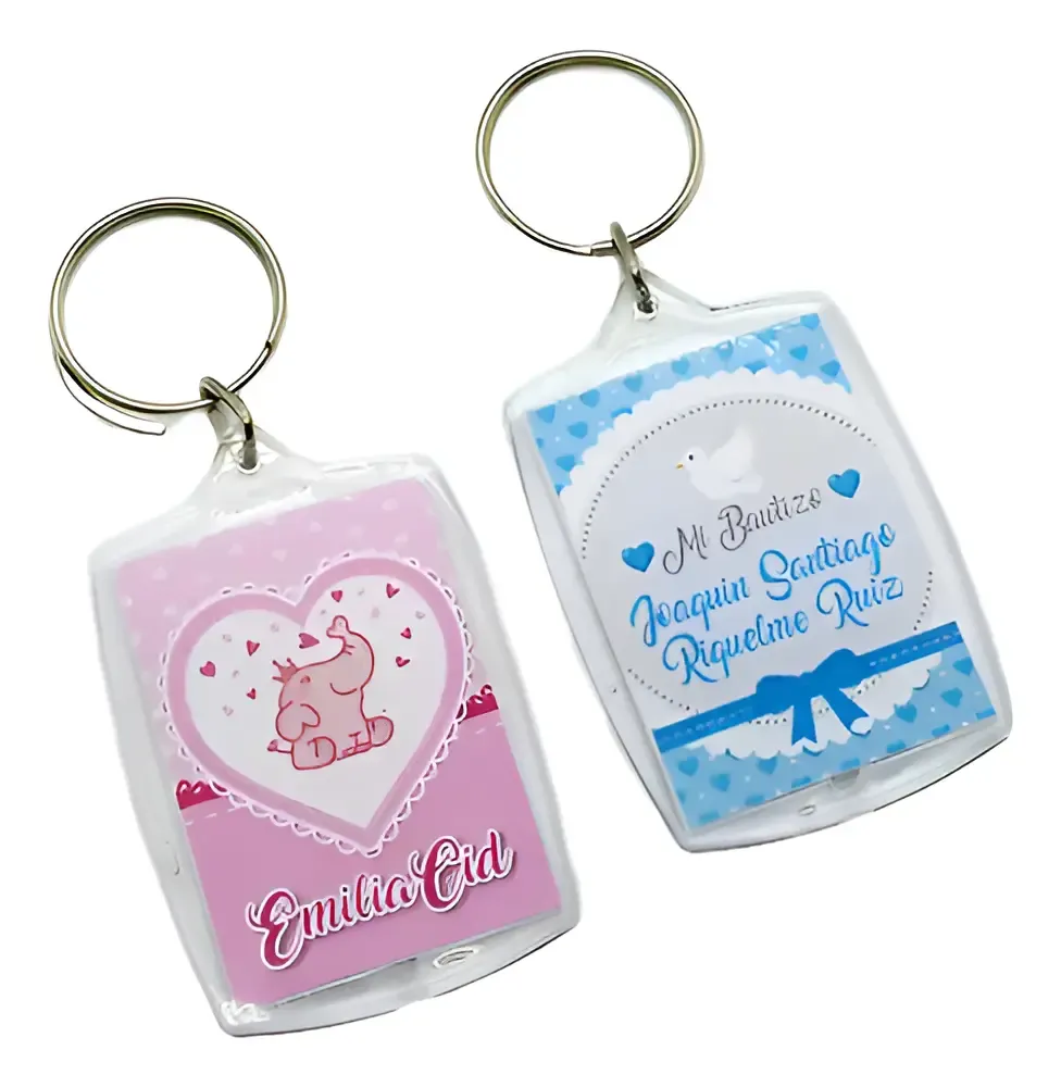 Llavero Acrílico Personalizado Con Foto X10 Regalo Souvenirs