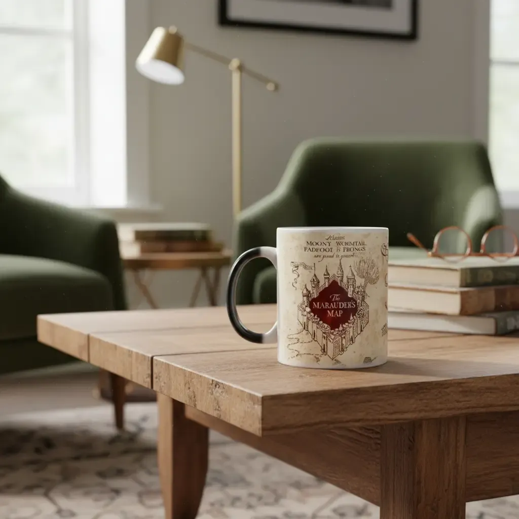 Taza Mágica Mapa Merodeador Harry Potter