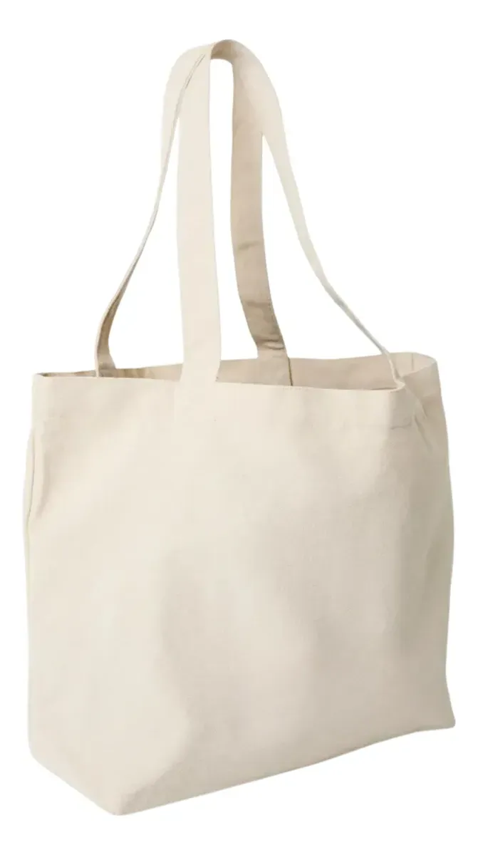 Bolsa/bolso Grande Tote Bag De Lino Liso