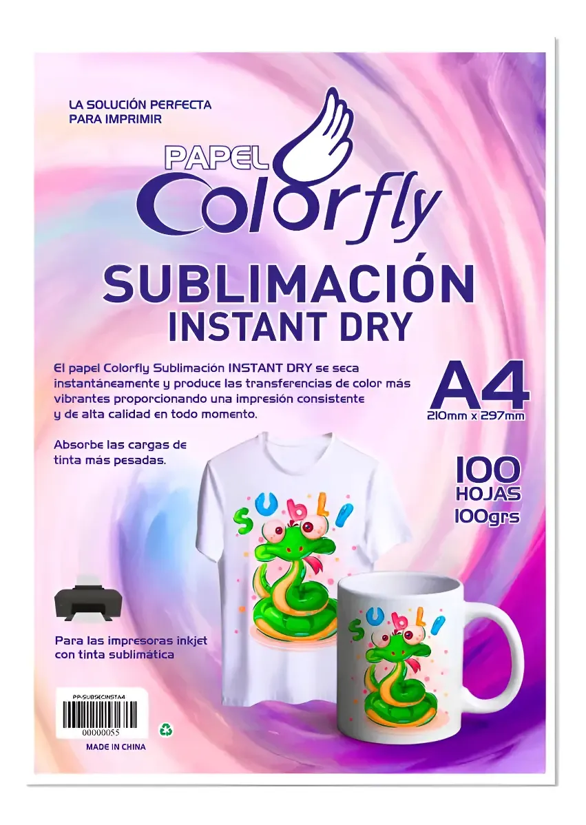 Papel Para Sublimar Secado Rapid + Cinta Térmica De 6mm Pack
