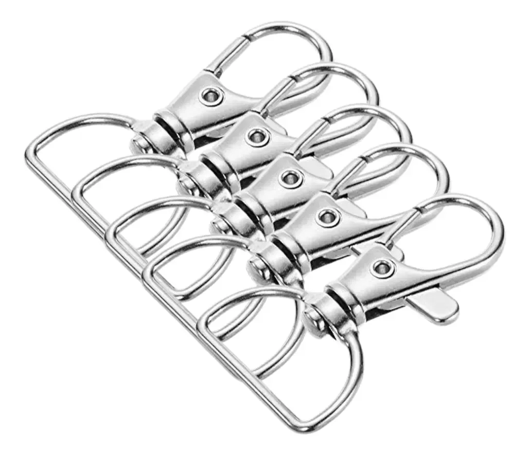 Mosquetones Llavero Cinta 20mm X 50 Unidades Insumos