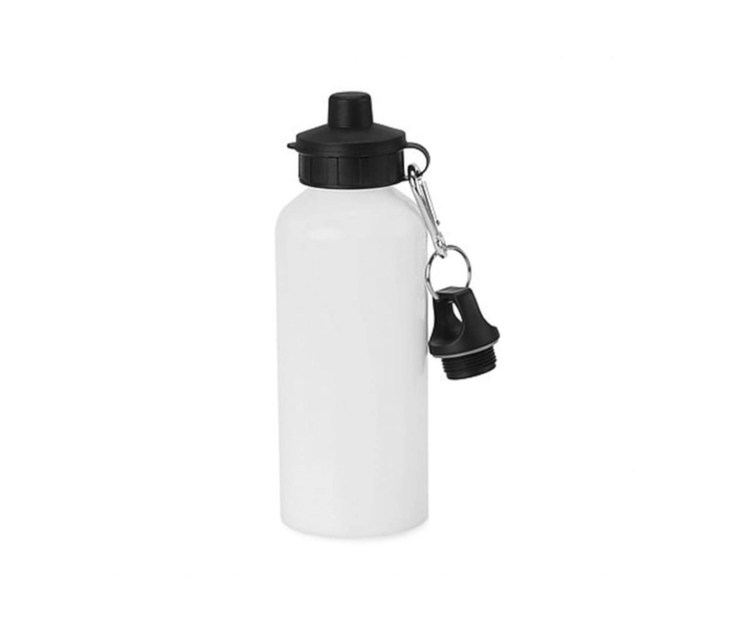 Caramañola Doble Tapón Blanca 500 ml