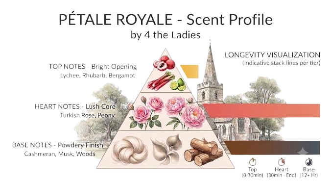Pétale Royale — Rose, Rhubarb &amp; Vanilla Travel Spray 10ml