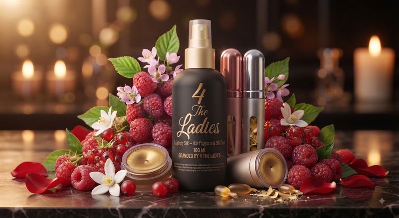 Raspberry Silk — Raspberry, Amber &amp; Petals — Hair Fragrance &amp; Silk Elixir