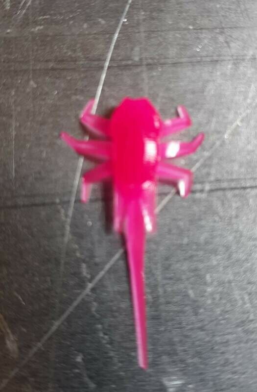 1&quot; Ice Nymphs 12 per pk hot pink