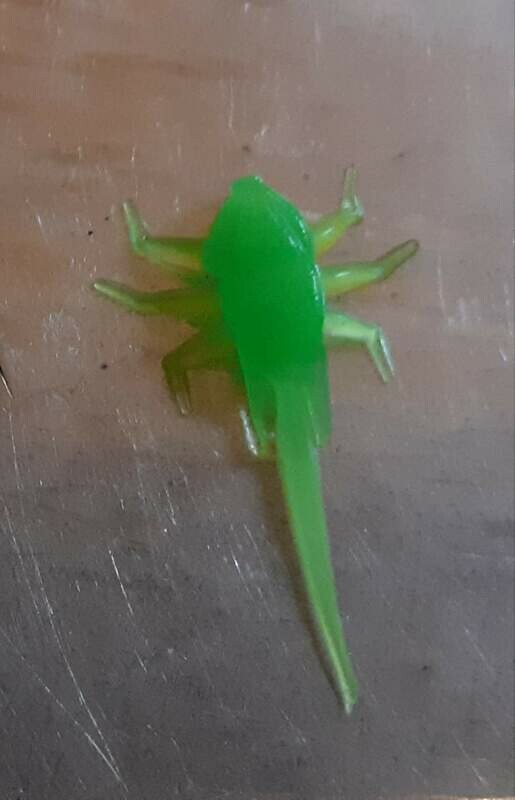 1&quot; Ice Nymphs  12 per pack Hot Green