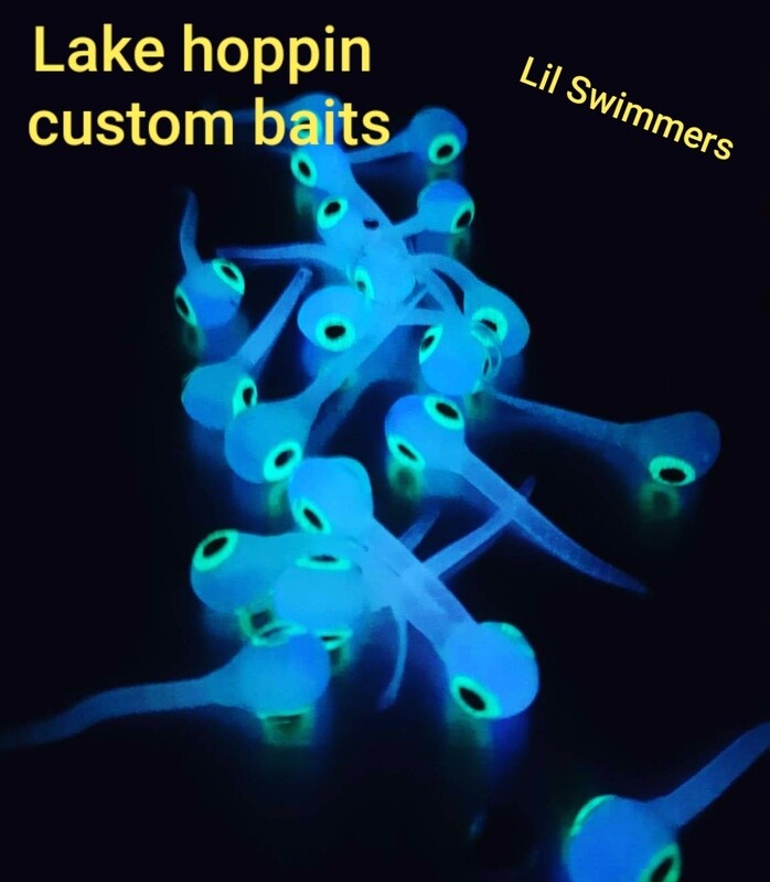 Lil Swimmers  purple &amp; white glo 10 pk
