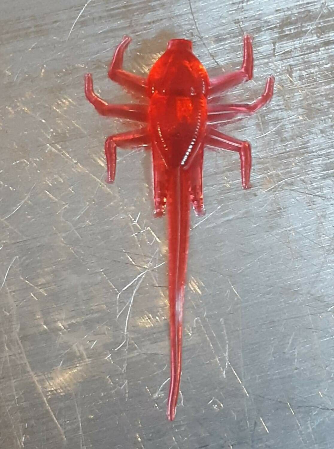 1&quot; Ice Nymphs  12 per pk. Cherry red