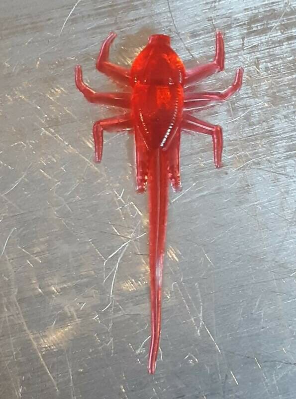 1&quot; Ice Nymphs  12 per pk. Cherry red