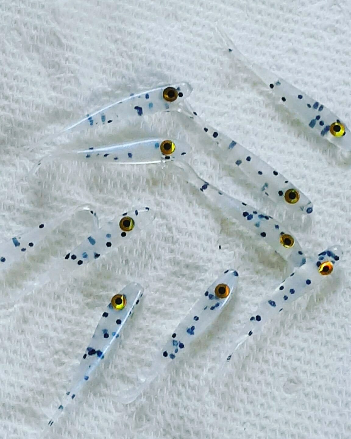1.5&quot; Baby fluke 10 pk